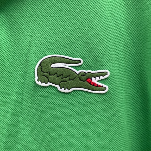 Lacoste Men’s short sleeve shirt green size 8 - Picture 3 of 4